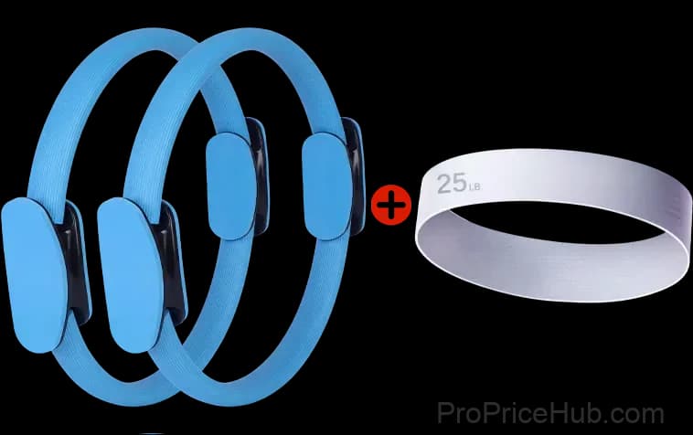 Purple Pilates Ring Fitness Trainer Resistance Circle - View 19