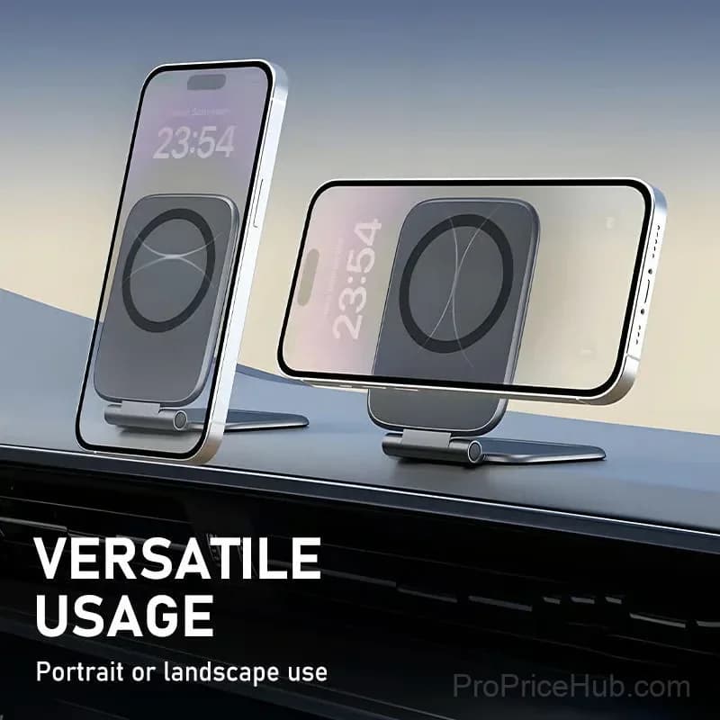 Magnetic Strong-Hold Phone Mount, Black - View 10