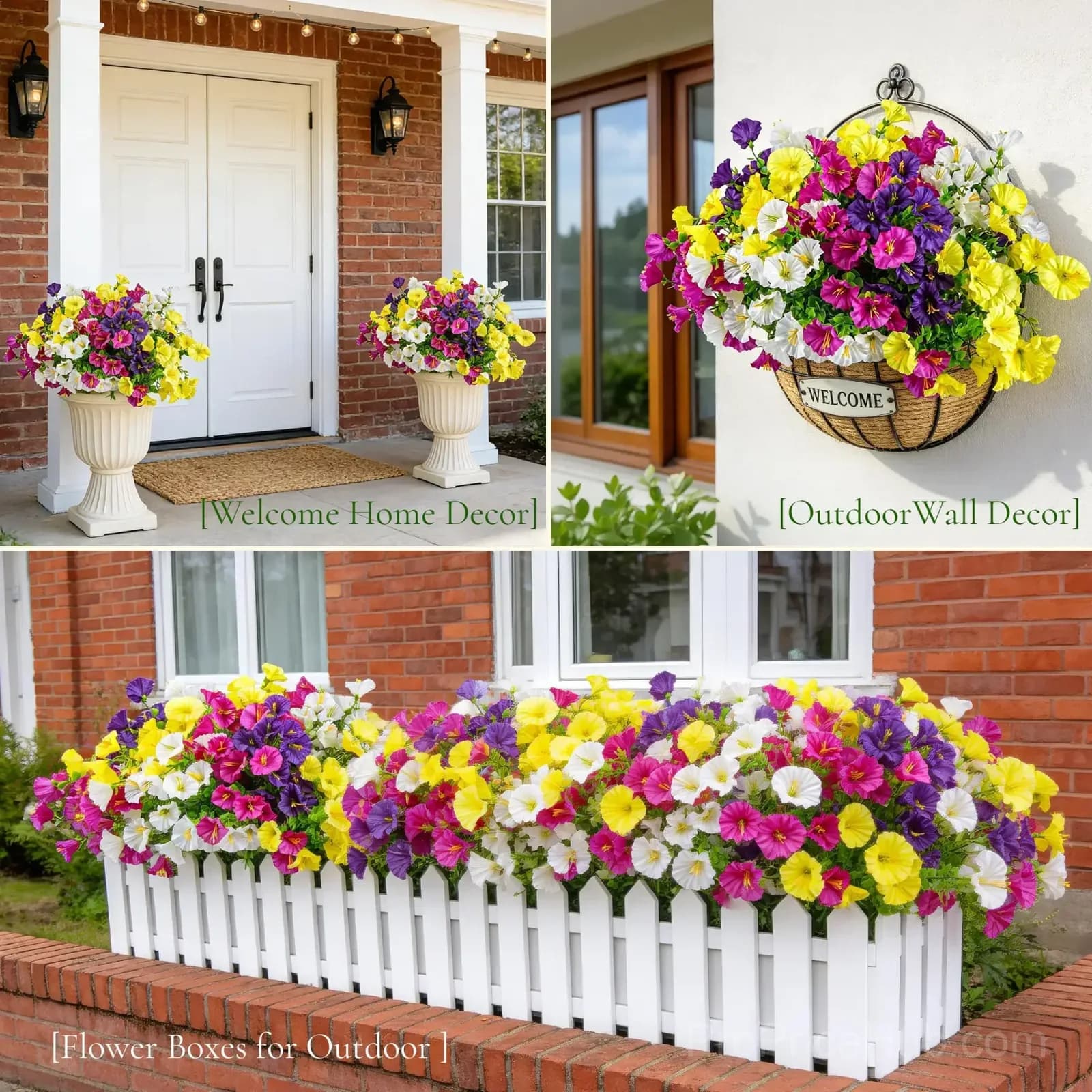 UV Resistant Artificial Petunias Flowers - View 11
