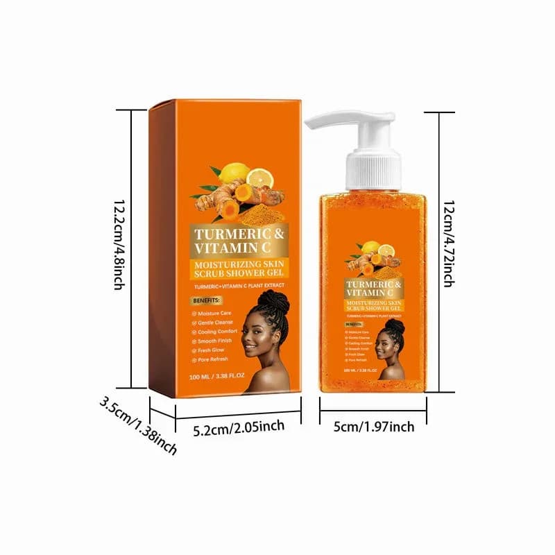 Turmeric Vitamin C Scrub Body Wash - View 3