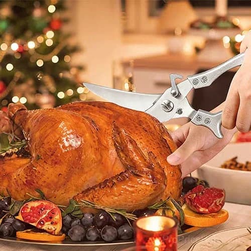 Heavy-Duty Multifunction Kitchen Shears – 4-in-1 with Fish Scaler & Bottle Opener - View 10
