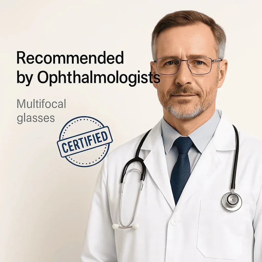 VisionSync Multifocal Reading Glasses with Adaptive Technology - View 6