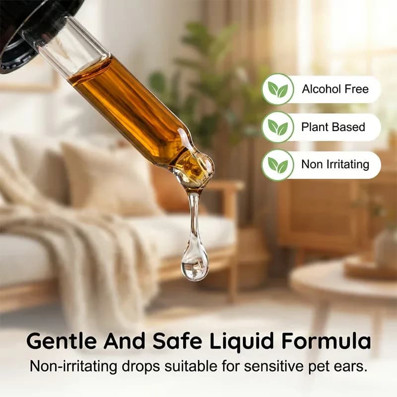 Natural Dog & Cat Ear Drops for Itching & Wax Build-Up - View 6