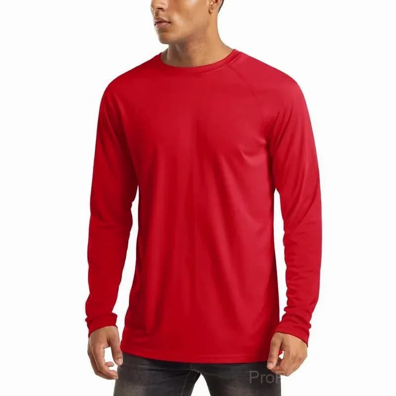 Men's UPF 50+ Long Sleeve Performance Shirt - Quick Dry, Lightweight, Breathable - View 15