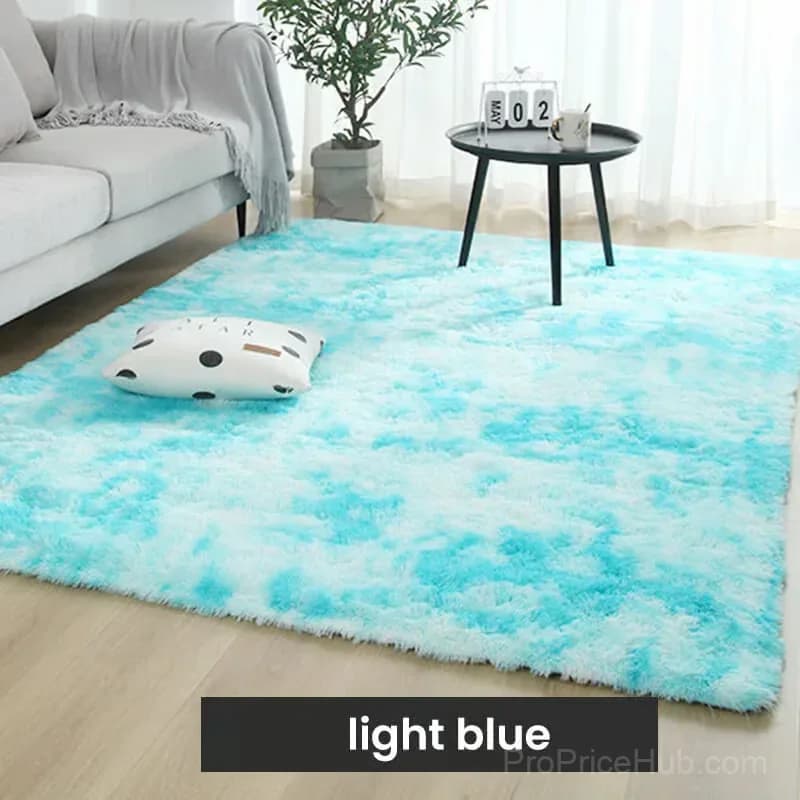 Grey Gradient Plush Floor Mat, 40 x 60 cm - View 10