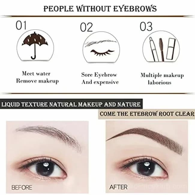 Waterproof Eyebrow Makeup, Chestnut Shade - View 12