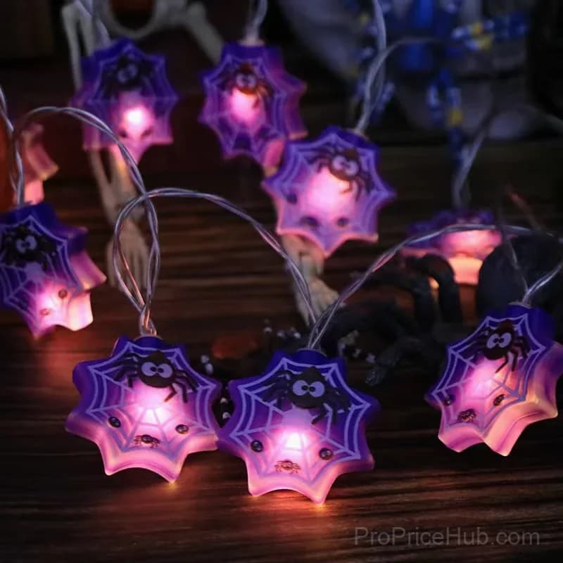 LED Halloween Black Cat String Lights, Battery, 1.5m 10 LEDs - View 8