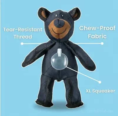 Unbreaka-Bear Chew Toy for Strong Chewers, 1 Pack - View 3