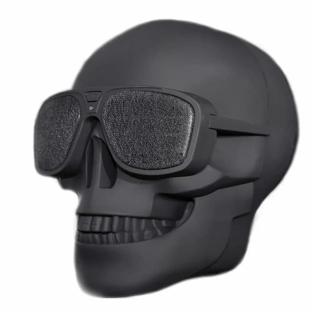 Skeleton Bluetooth Speaker, Black Frosted, Small - View 8