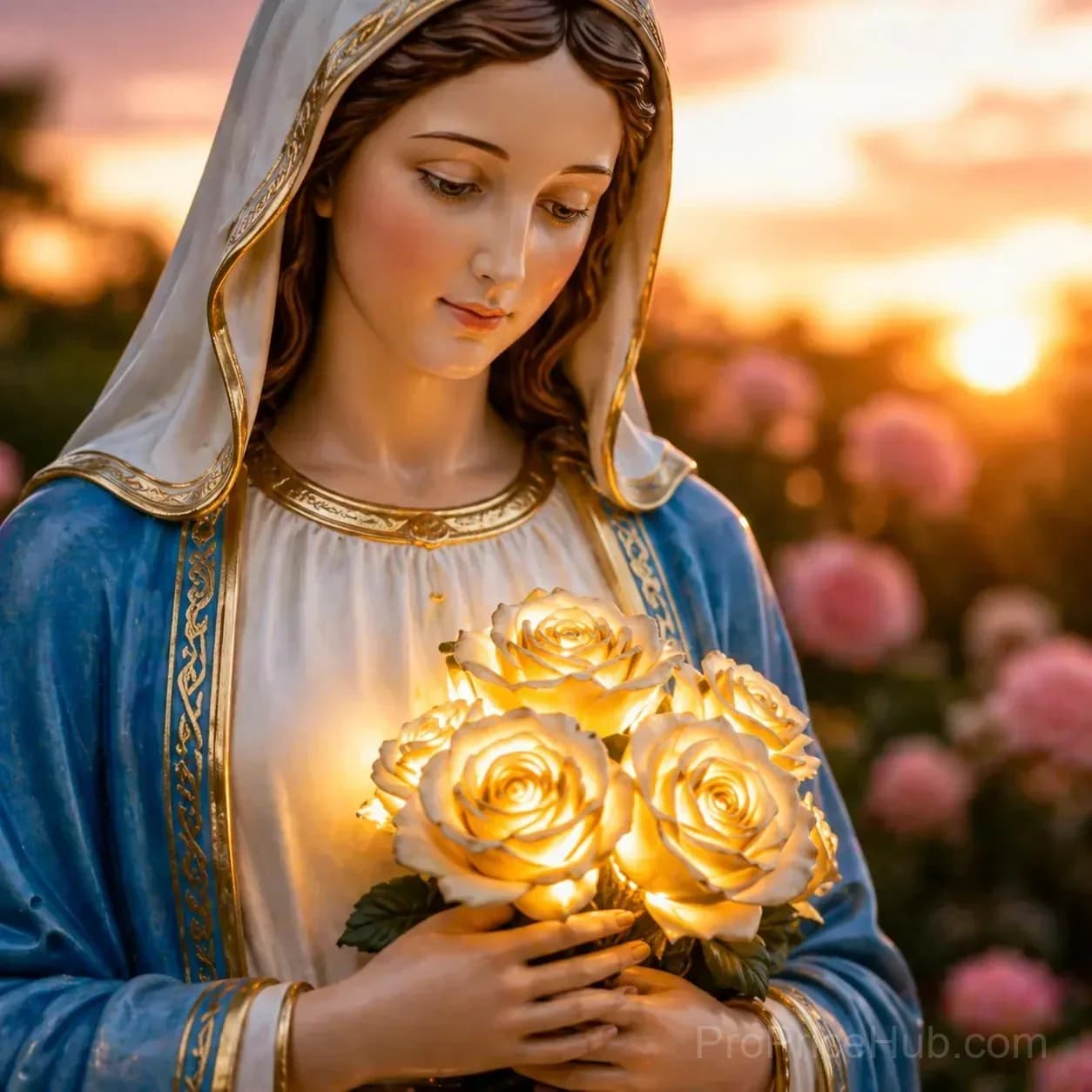 Virgin Mary Garden Decorative Light - View 4