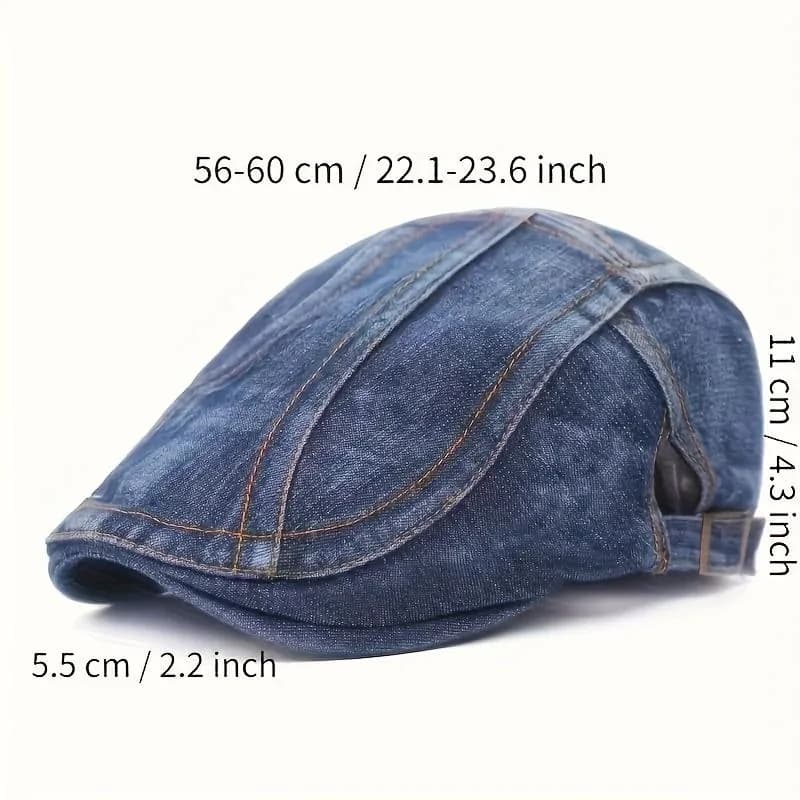 Unisex Vintage Beret Cap - View 4