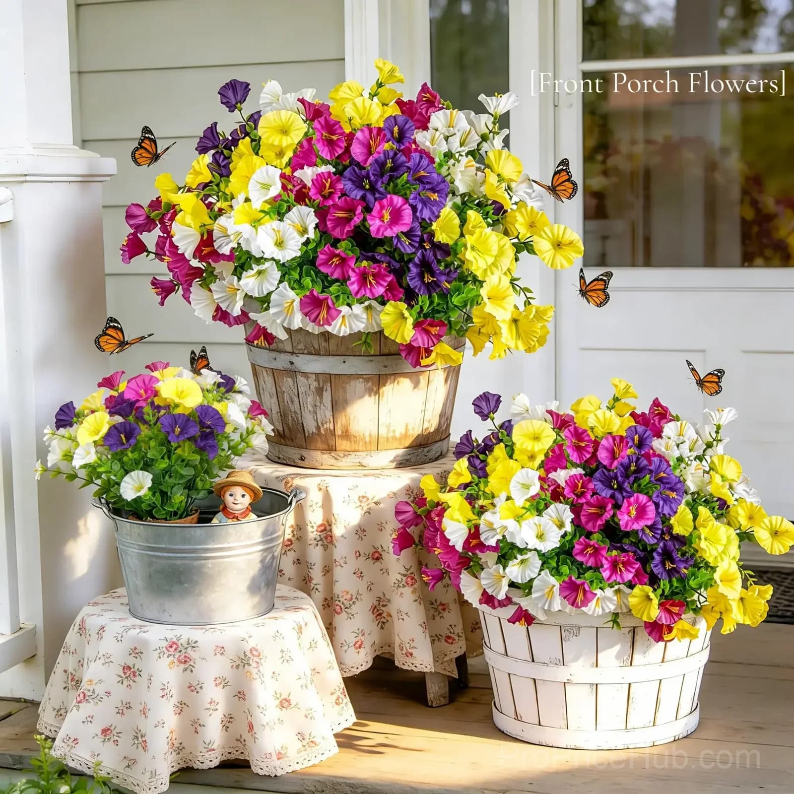 UV Resistant Artificial Petunias Flowers - View 8