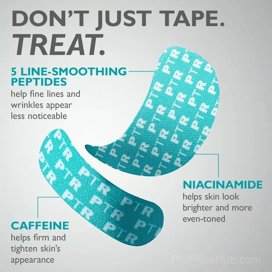 Peptide Skinjection Peptide-Infused Face & Eye Tape - View 4