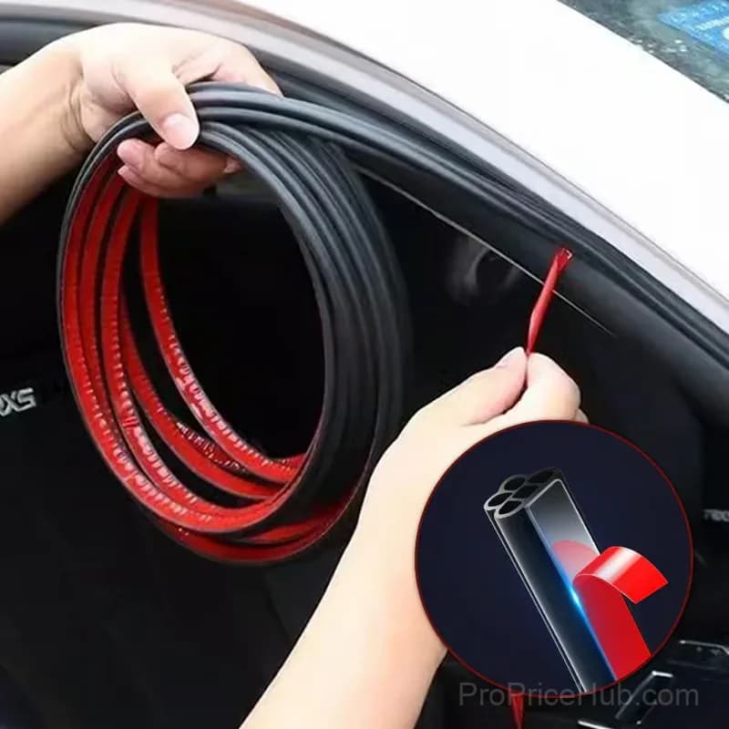 5M Car Rubber Seal Strip for Noise Reduction and Dust Proofing - View 2