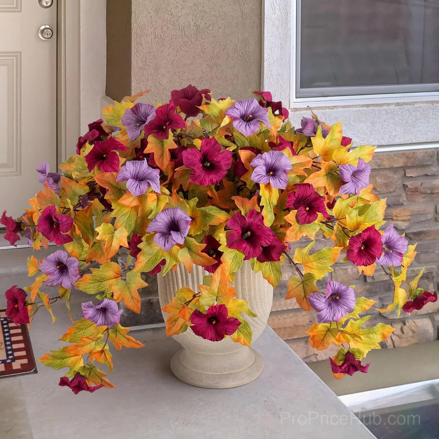 Artificial Fake Petunia Flowers for Outdoor Decoration (2 Pack) - View 17