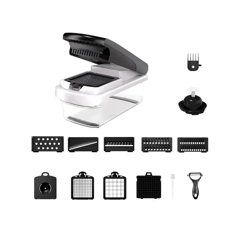 Multifunctional White Vegetable Cutter & Slicer - View 3