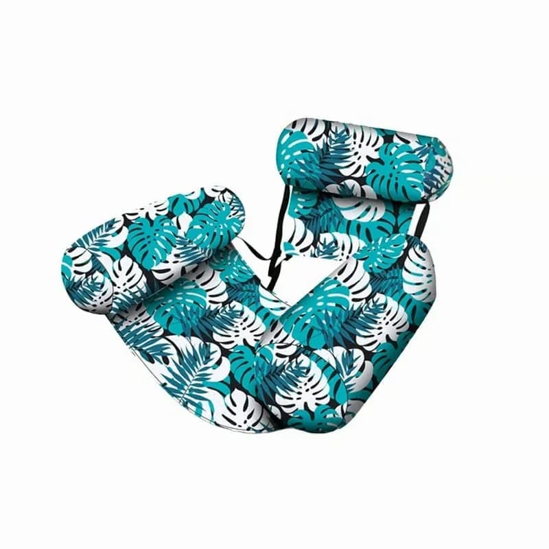Blue Inflatable Pool Lounge Chair - View 2