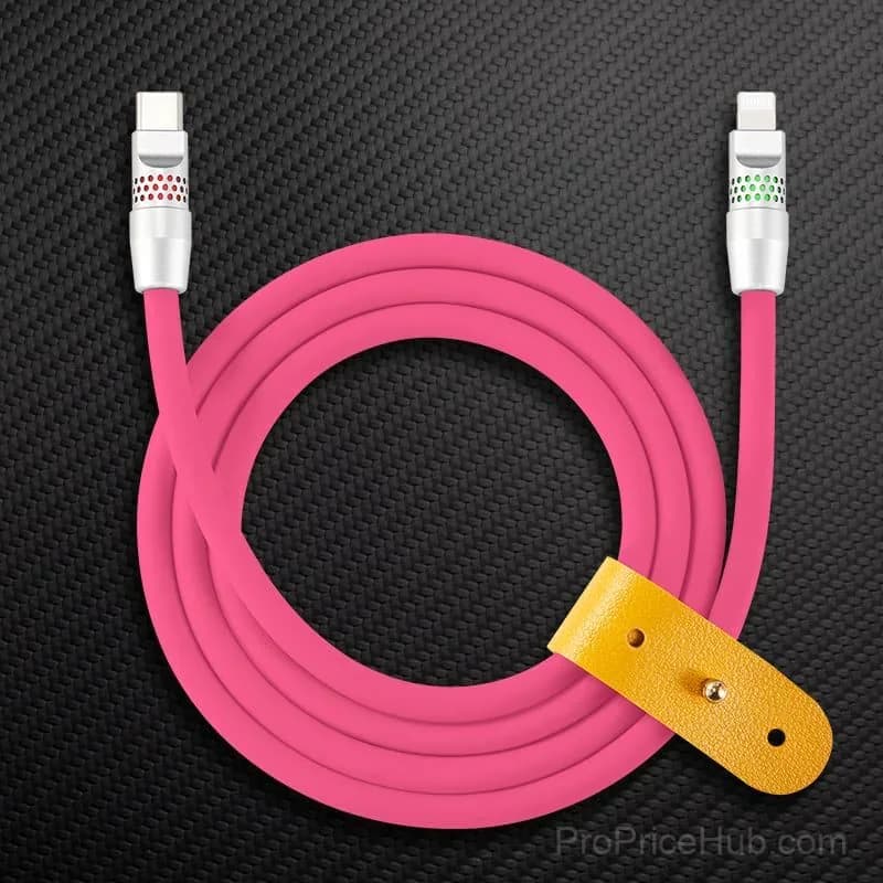 100W Fast Charging Cable with RGB Glow - View 40
