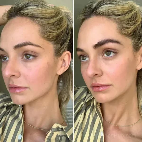 Brow Stamp Set with 10 Templates and 2 Brow Brushes - Dark Brown - View 5
