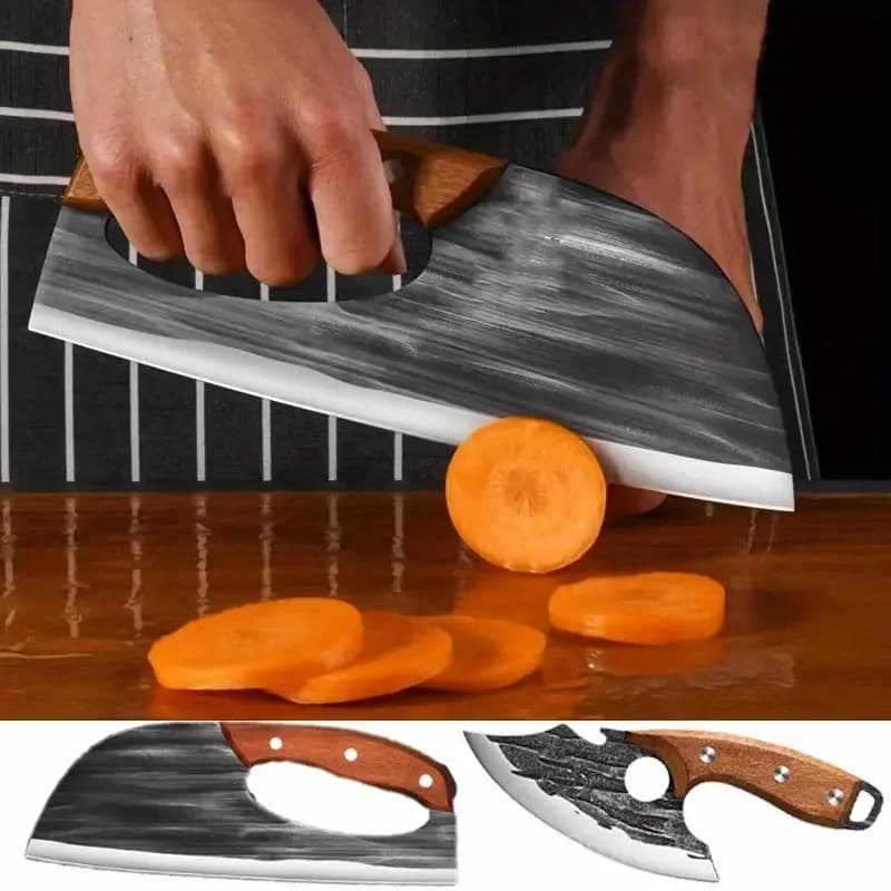 Forged Butcher Knife Set - View 3