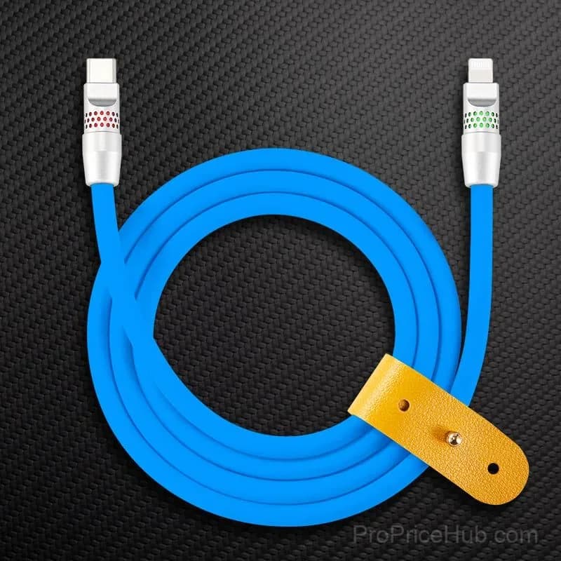 100W Fast Charging Cable with RGB Glow - View 30