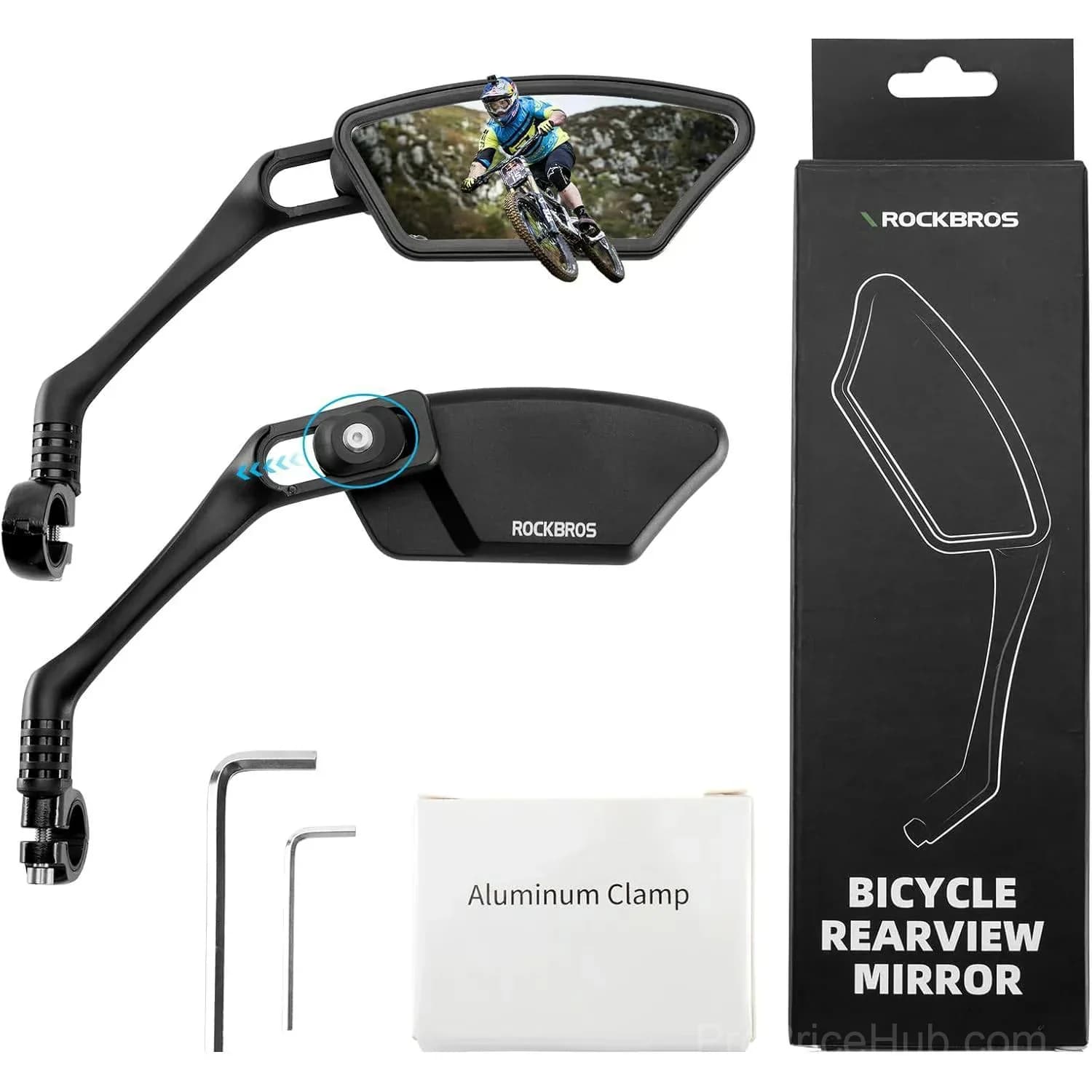 Bike Mirror for Left Side - Vehicle Accessory - View 2