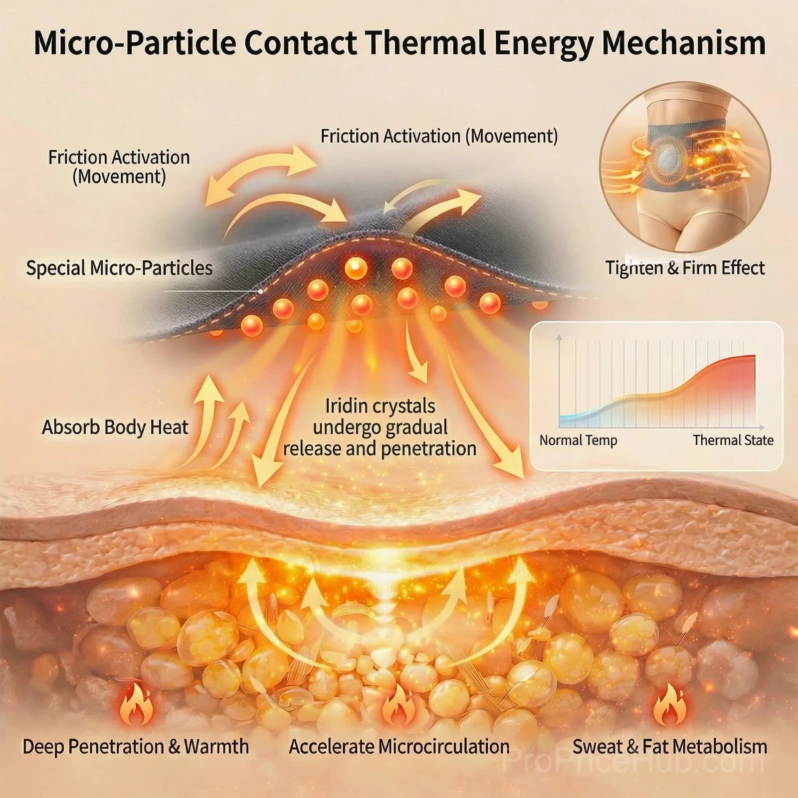 2026 Moringa & Berberine 4-in-1 Micro-Particle Shaping Shorts - View 9