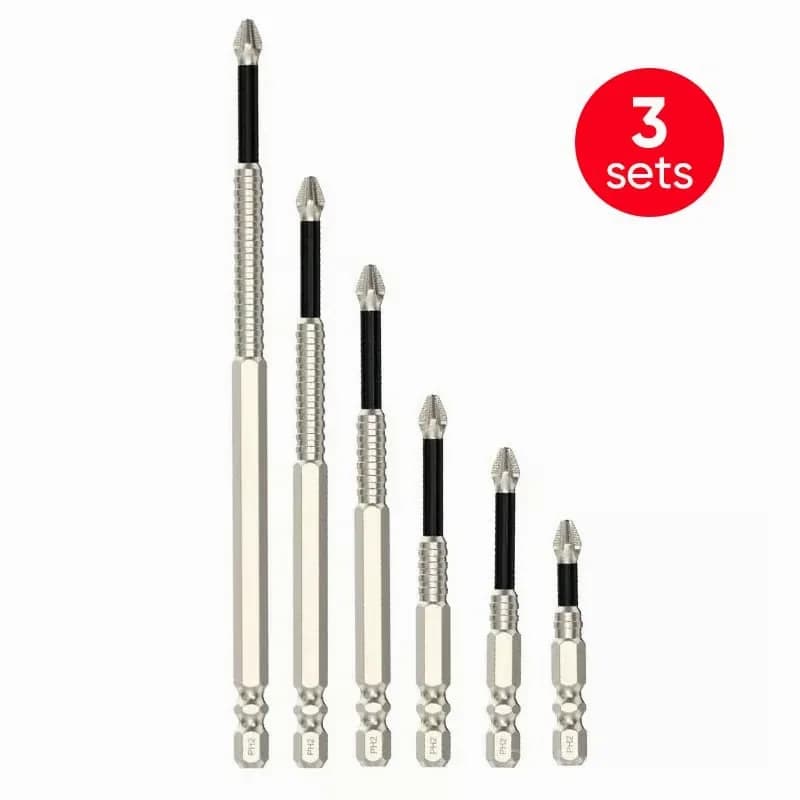High-Magnetic Screwdriver Drill Bit Set, 1 Set - View 2