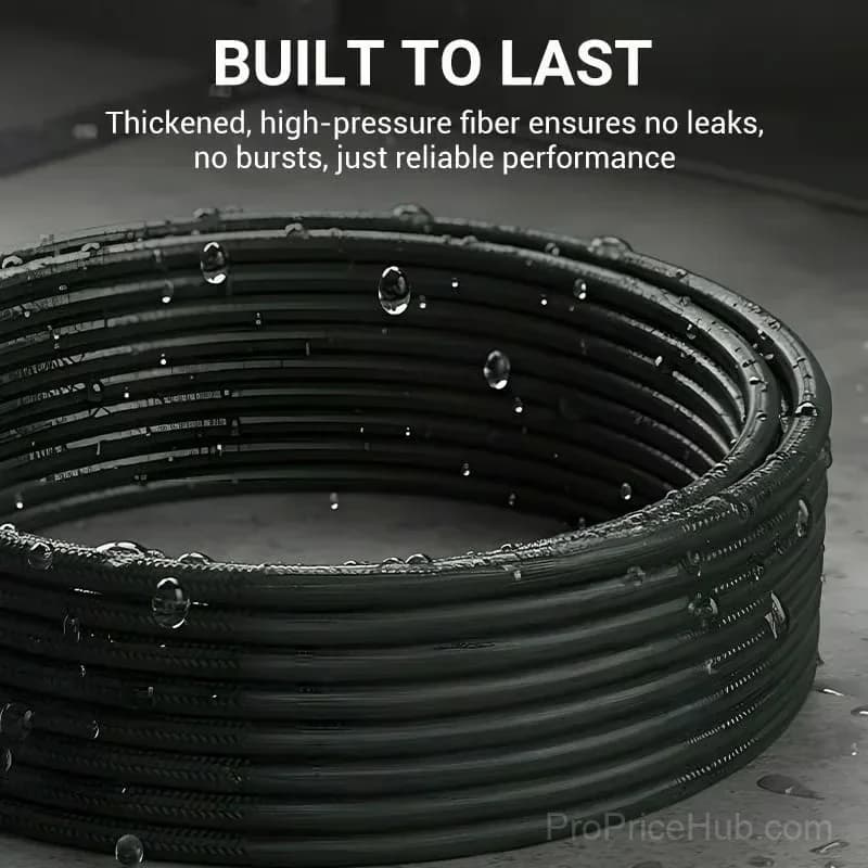 5m Triple-Layer PVC & Stainless Steel Jetter Hose, 1F/3R - View 5