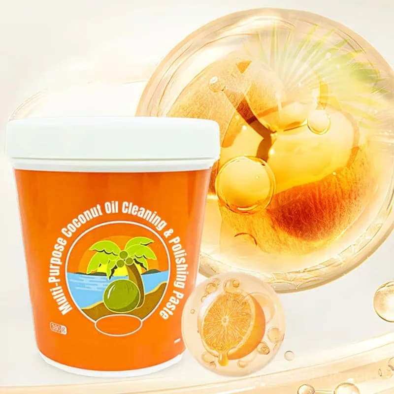 Multi-Purpose Coconut Oil Cleaning & Polishing Paste, 280g - View 6