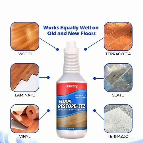 Instant Floor Renew High-Gloss Floor Polish Set with Nano Sponge - View 4
