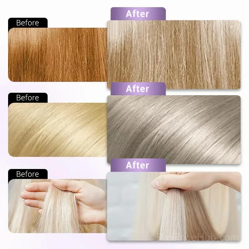Anti-Yellowing Purple Hair Mask, 100g - View 4
