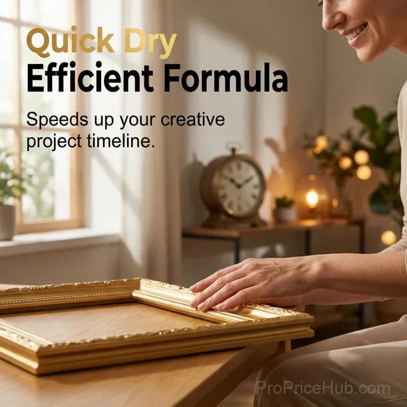 Water-Based Flash Gold Paint for Canvas, Wood & Ceramic - View 8