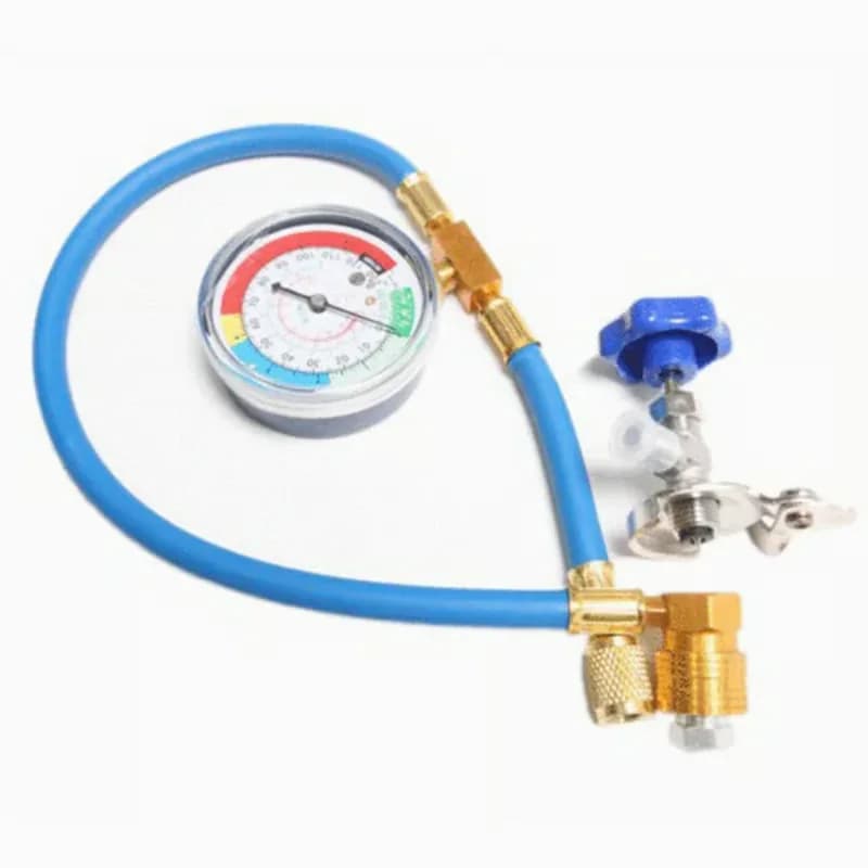 R134a A/C Charging Hose with Easy-Read Precision Gauge - View 8