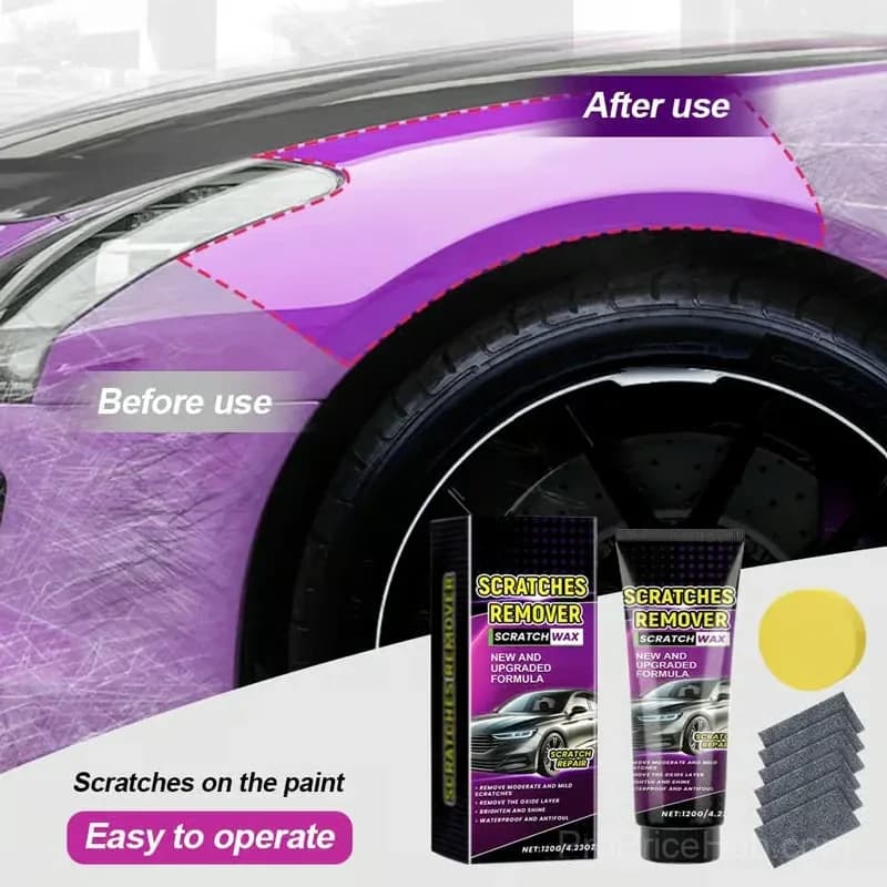 Car Scratch Remover Wax with Nano Cloth, 1 Pack - View 6
