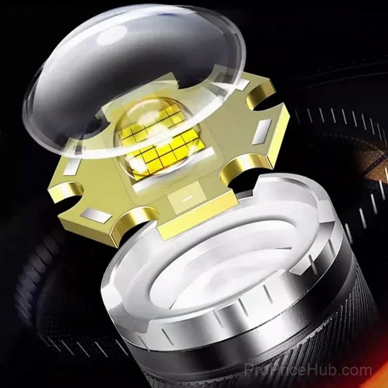 Super Strong Light Zoomable Flashlight - View 6