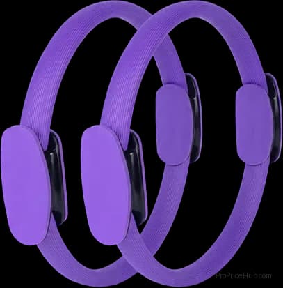 Purple Pilates Ring Fitness Trainer Resistance Circle - View 9
