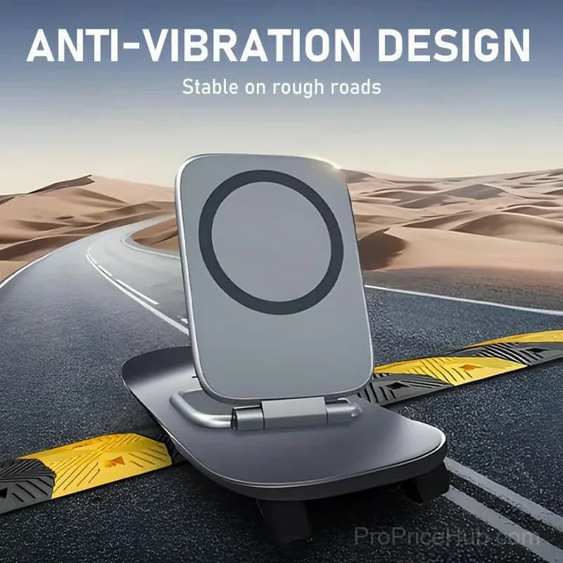 Magnetic Strong-Hold Phone Mount, Black - View 6