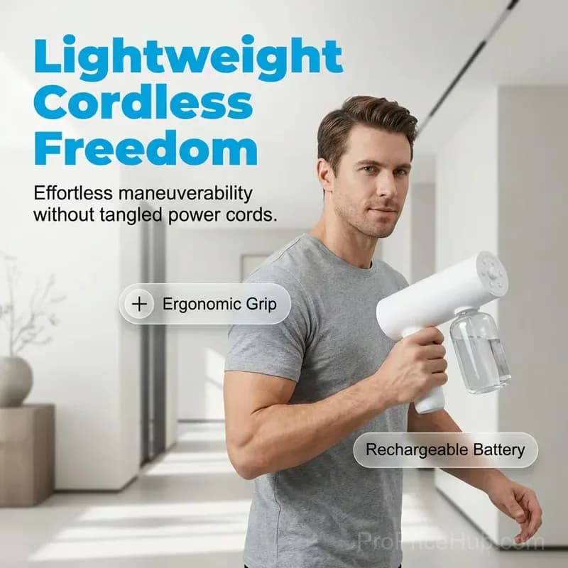 Cordless Nano Atomizer Disinfectant Sprayer Gun, 1 Pc - View 9