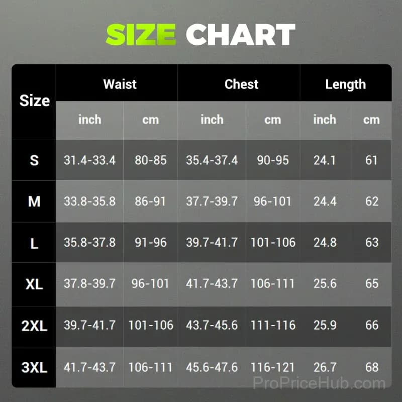 Men's Zipper Waist Trainer Trimmer Vest, Size S - View 8