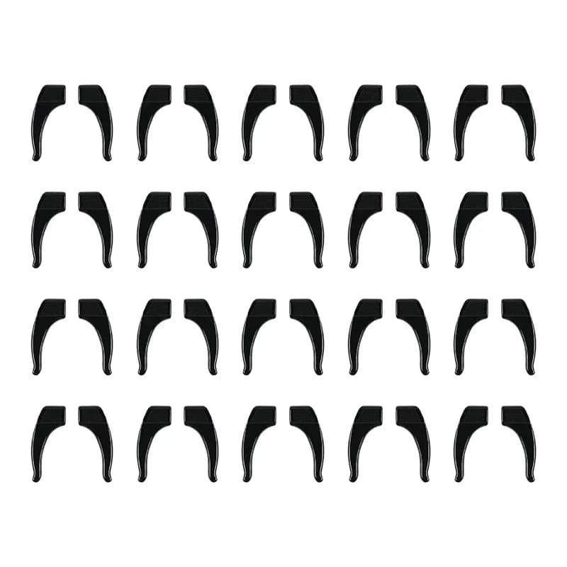 Anti-Slip Glasses Grips for Eyewear, Black, 10 Pairs - View 4