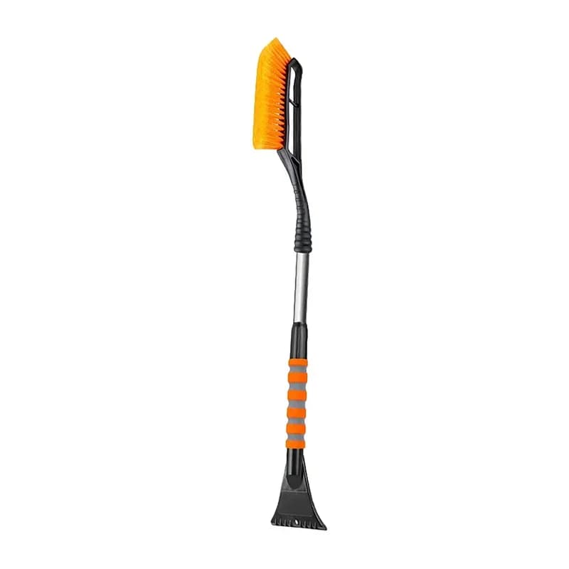 Anti-Scratch Snow and Ice Scraper Tool, -40°F Resistant, Orange - View 8