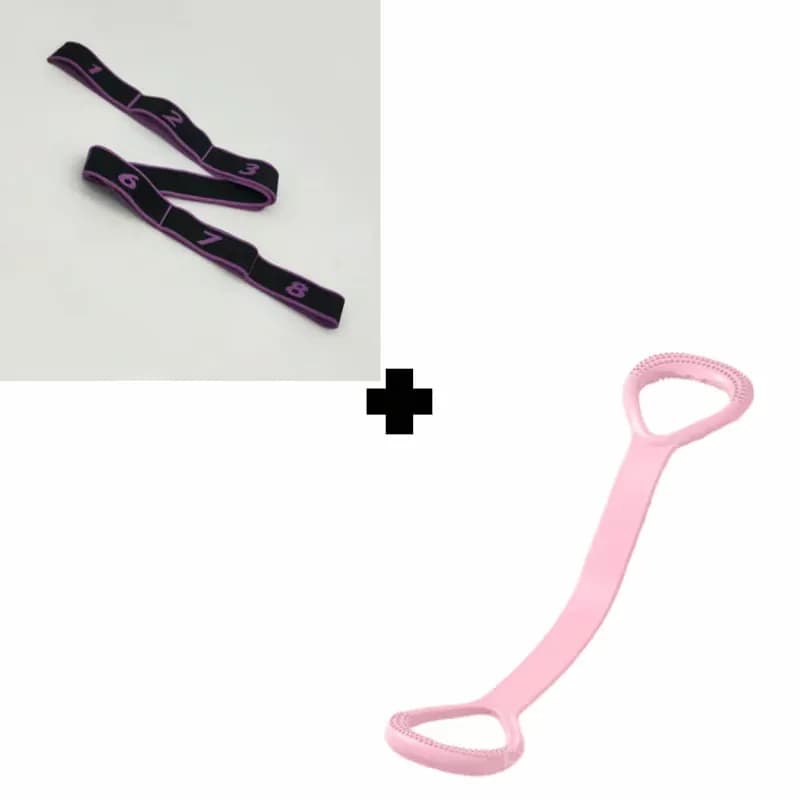 Resistance Band for Fitness and Yoga, Red, No Rear Strap - View 25