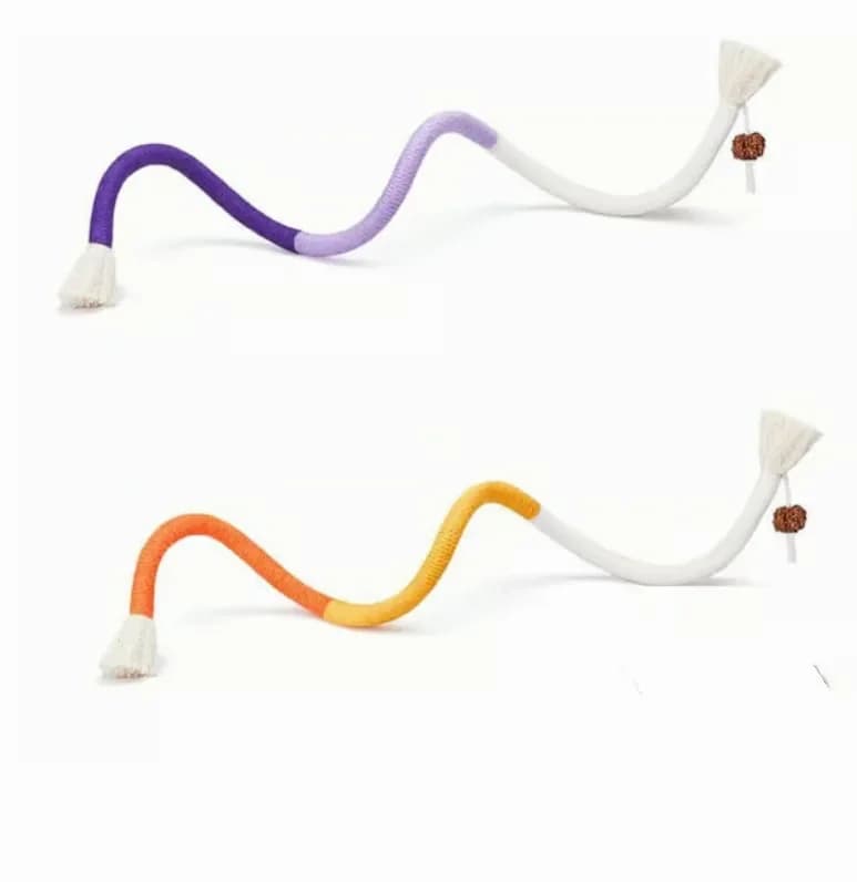 Orange Cat Chewing Rope Toy - View 13