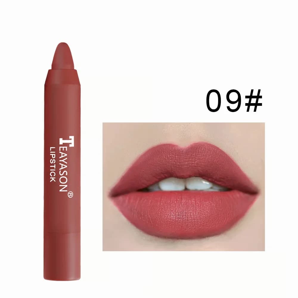 12-Color Matte Lipstick Pen - 01# - View 18