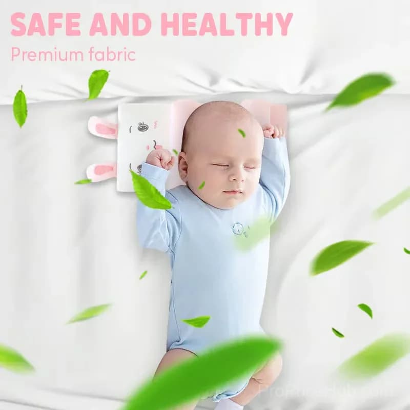 All-Season Breathable Baby Shaping Pillow, Pink - View 7