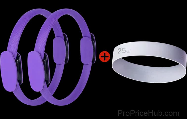 Purple Pilates Ring Fitness Trainer Resistance Circle - View 11