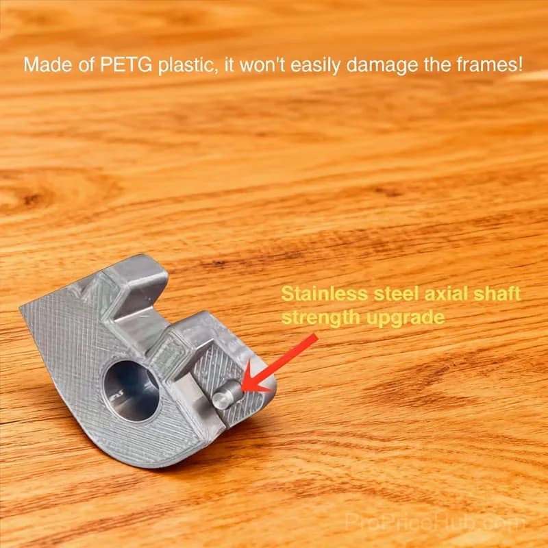 Eyeglass Frame Adjustment Tool, Silver Teardrop Hole - View 7