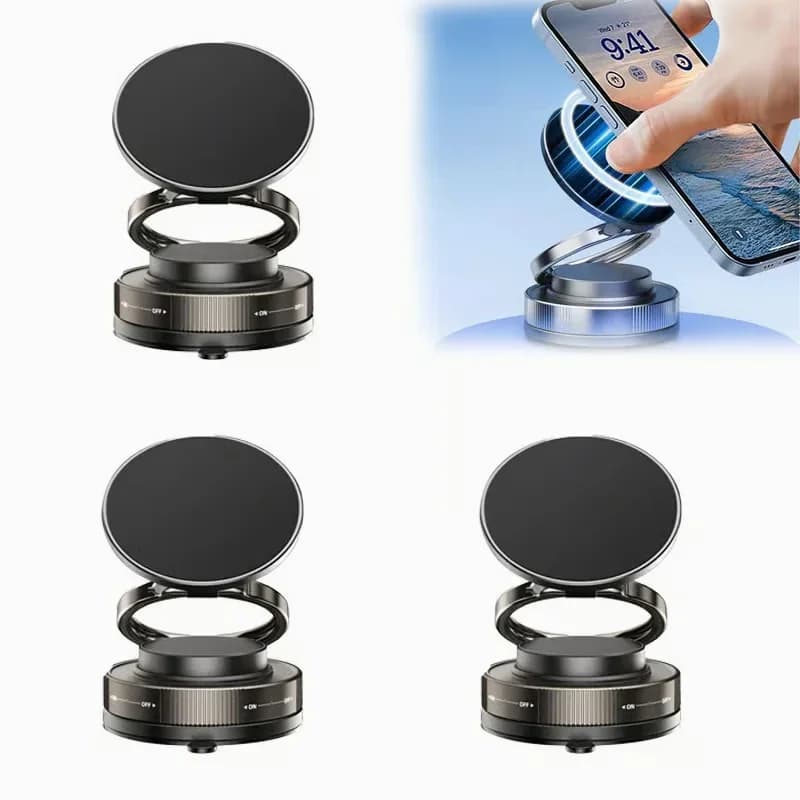 360° Adjustable Vacuum Magnetic Car Phone Holder, 1-Pack - View 11