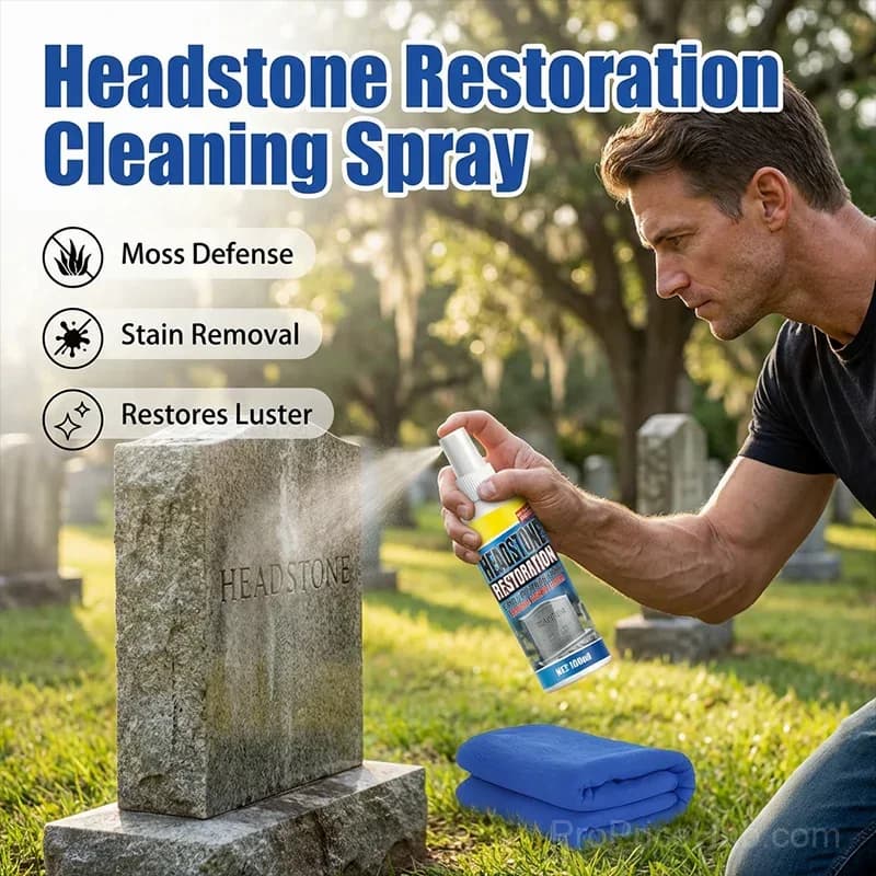 Headstone Restoration & Cleaning Spray, 32oz - View 2